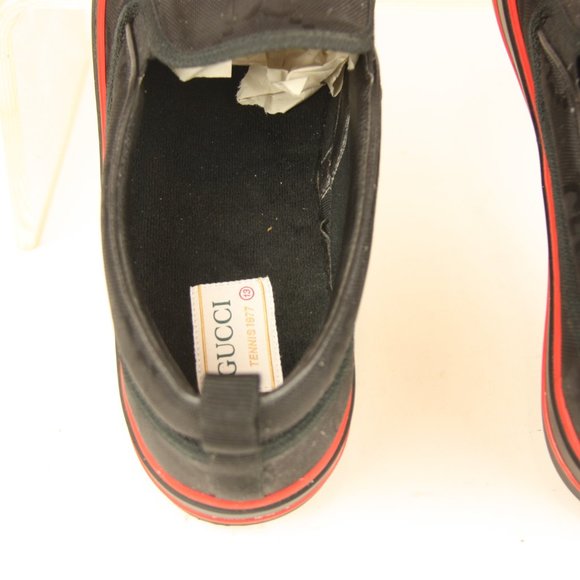 Gucci Men's Slip On Tennis Sneaker Like Shoes New - Picture 4 of 10